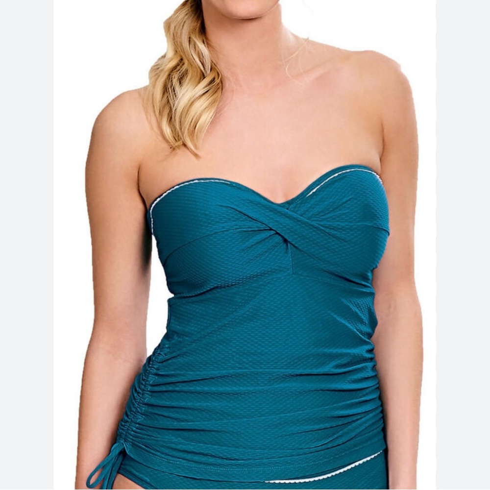 Panache Anya Voyage Tankini Top in Lagoon